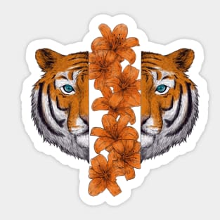 tiger lili Sticker